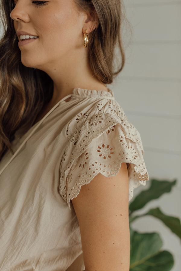 Cavendish Blouse - Sand