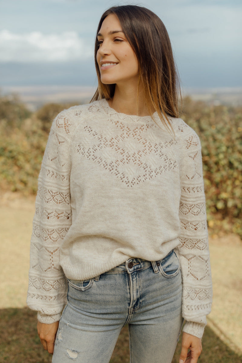 Georgia Sweater - Cream