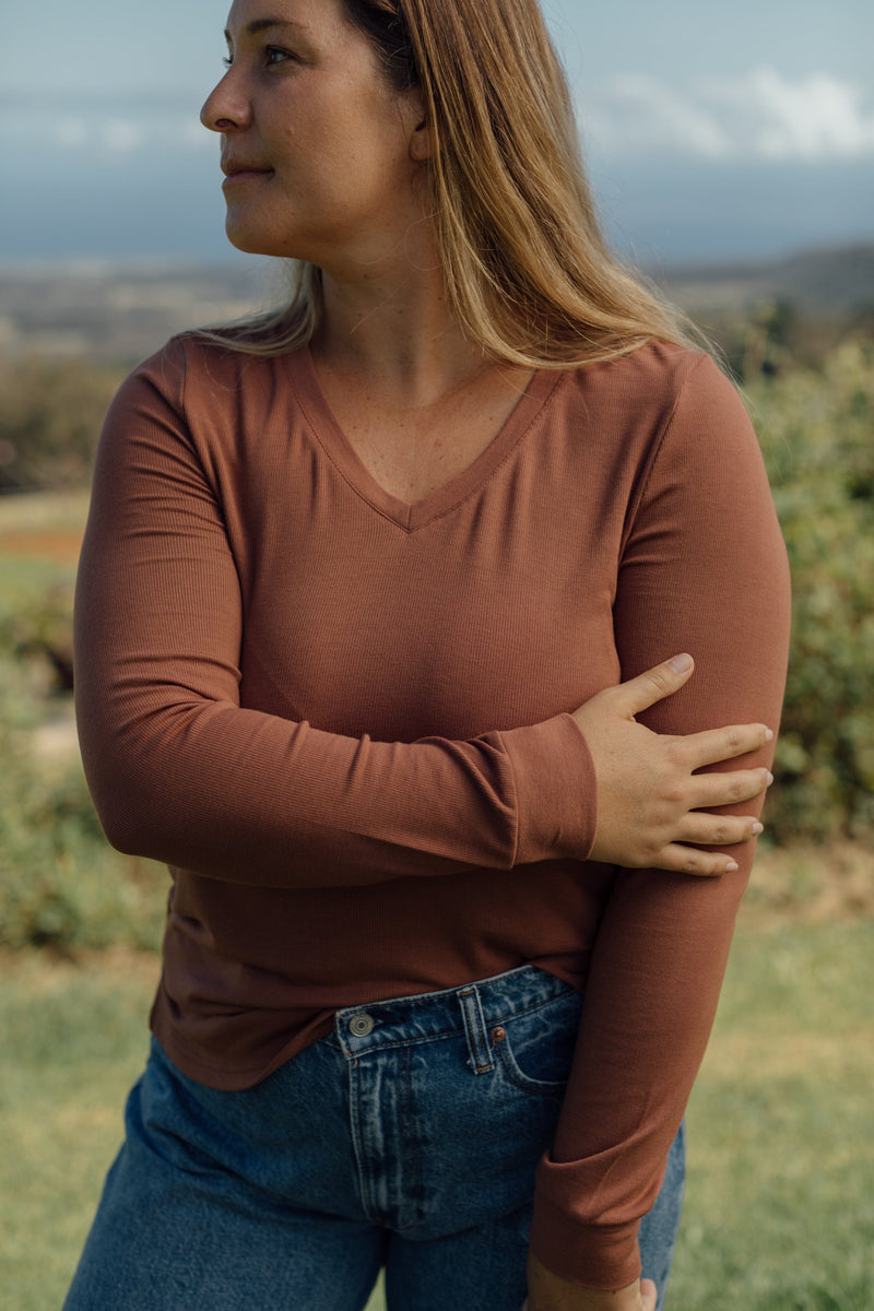 Savannah Top - Rust