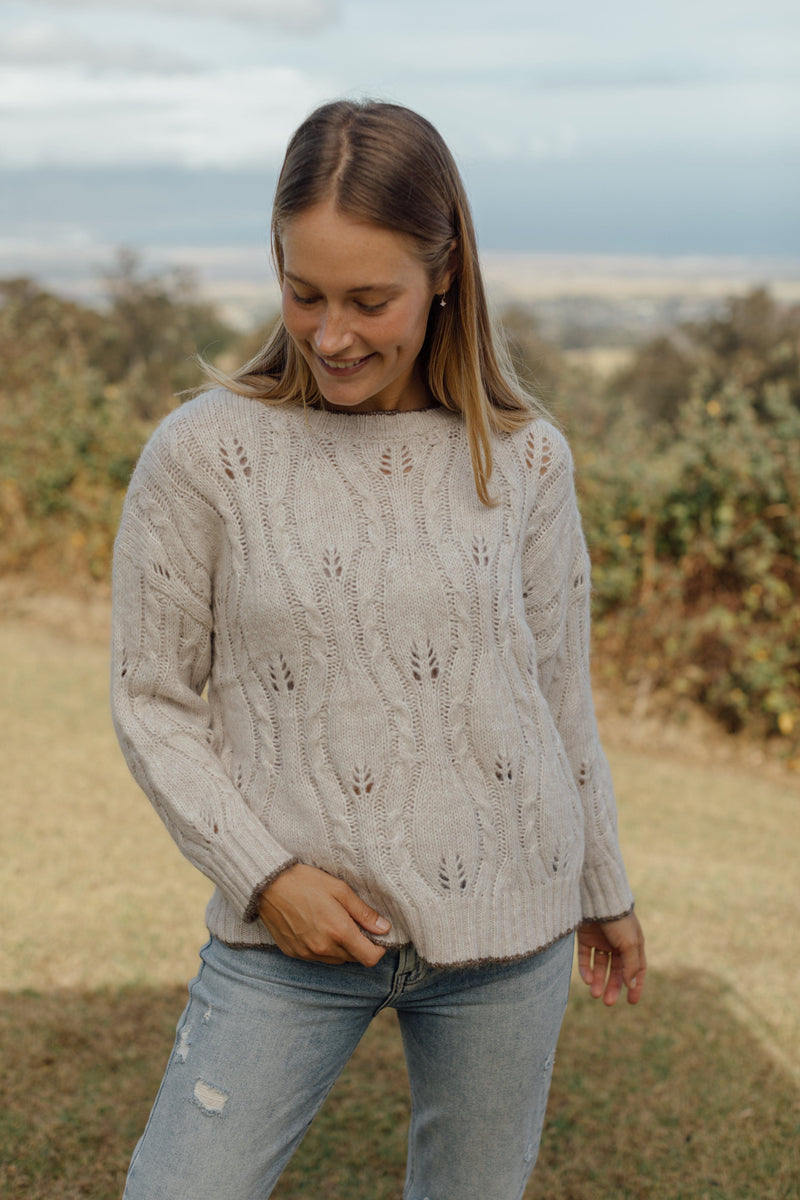 Fayetteville Sweater - White