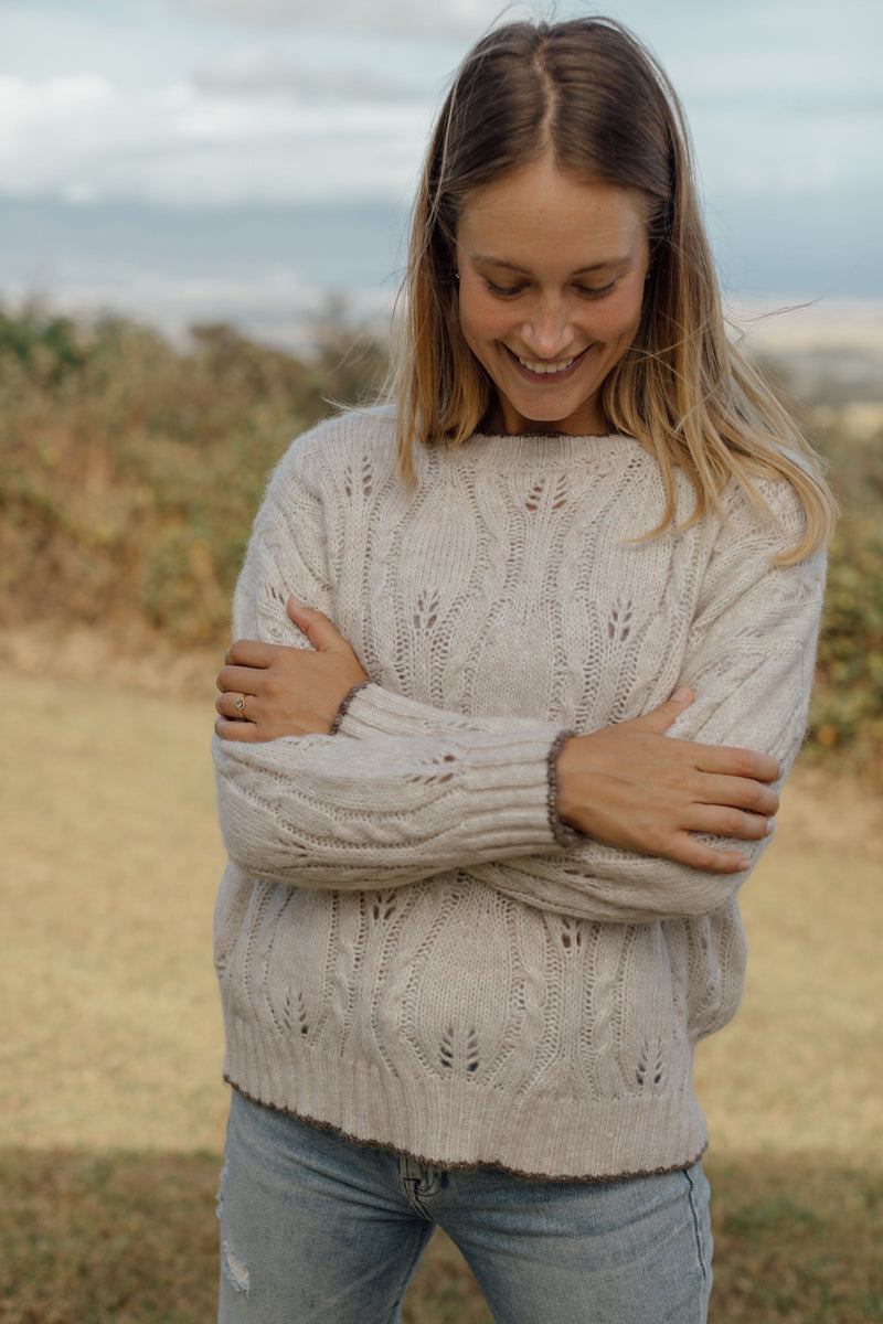 Fayetteville Sweater - White