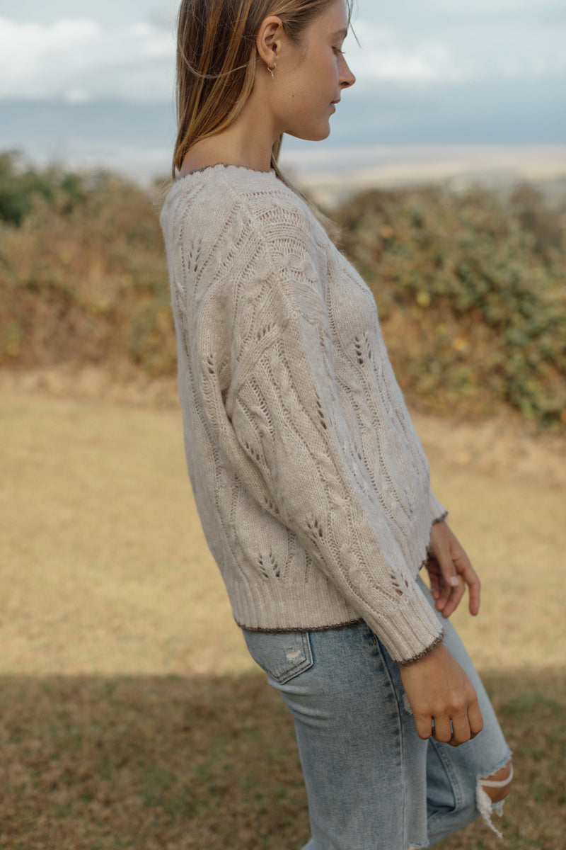 Fayetteville Sweater - White