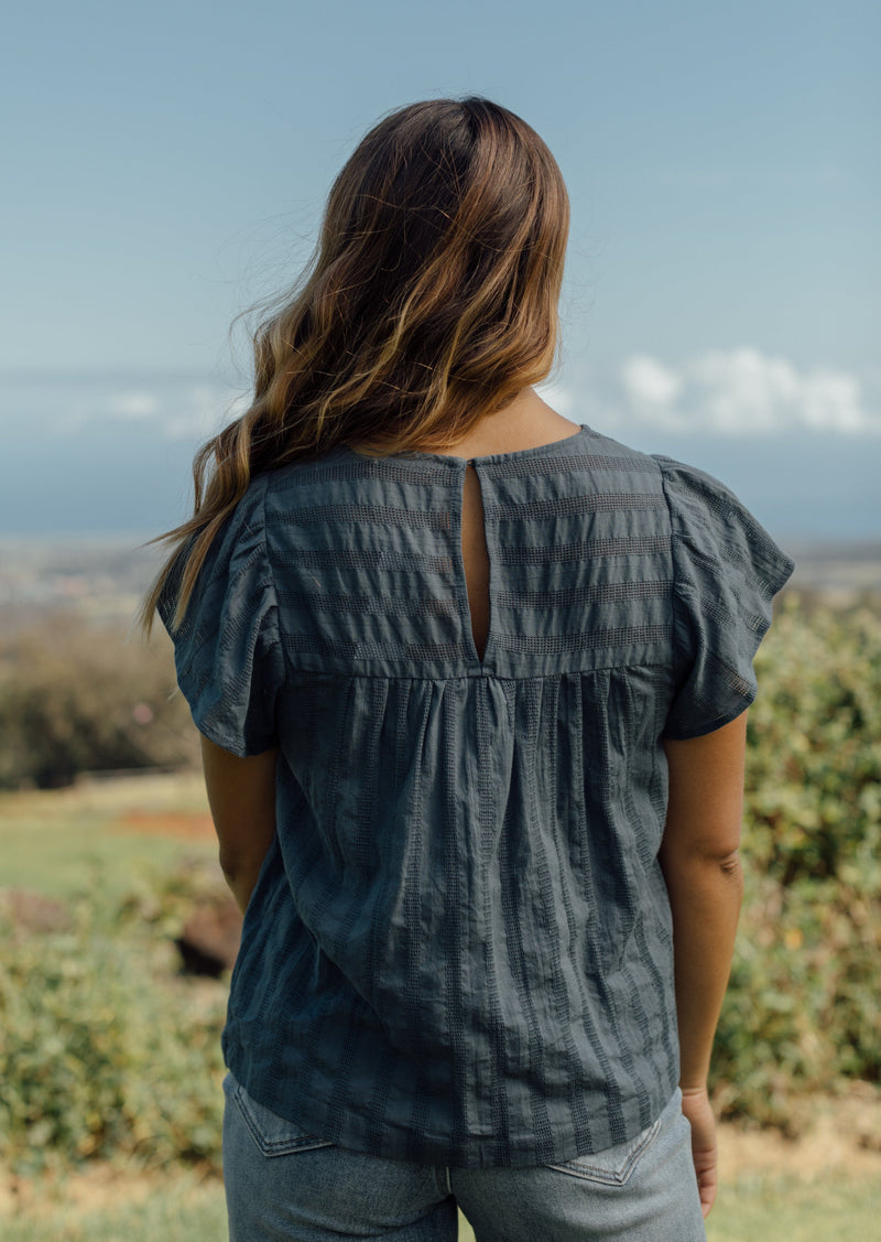 Churchill Blouse - Blue