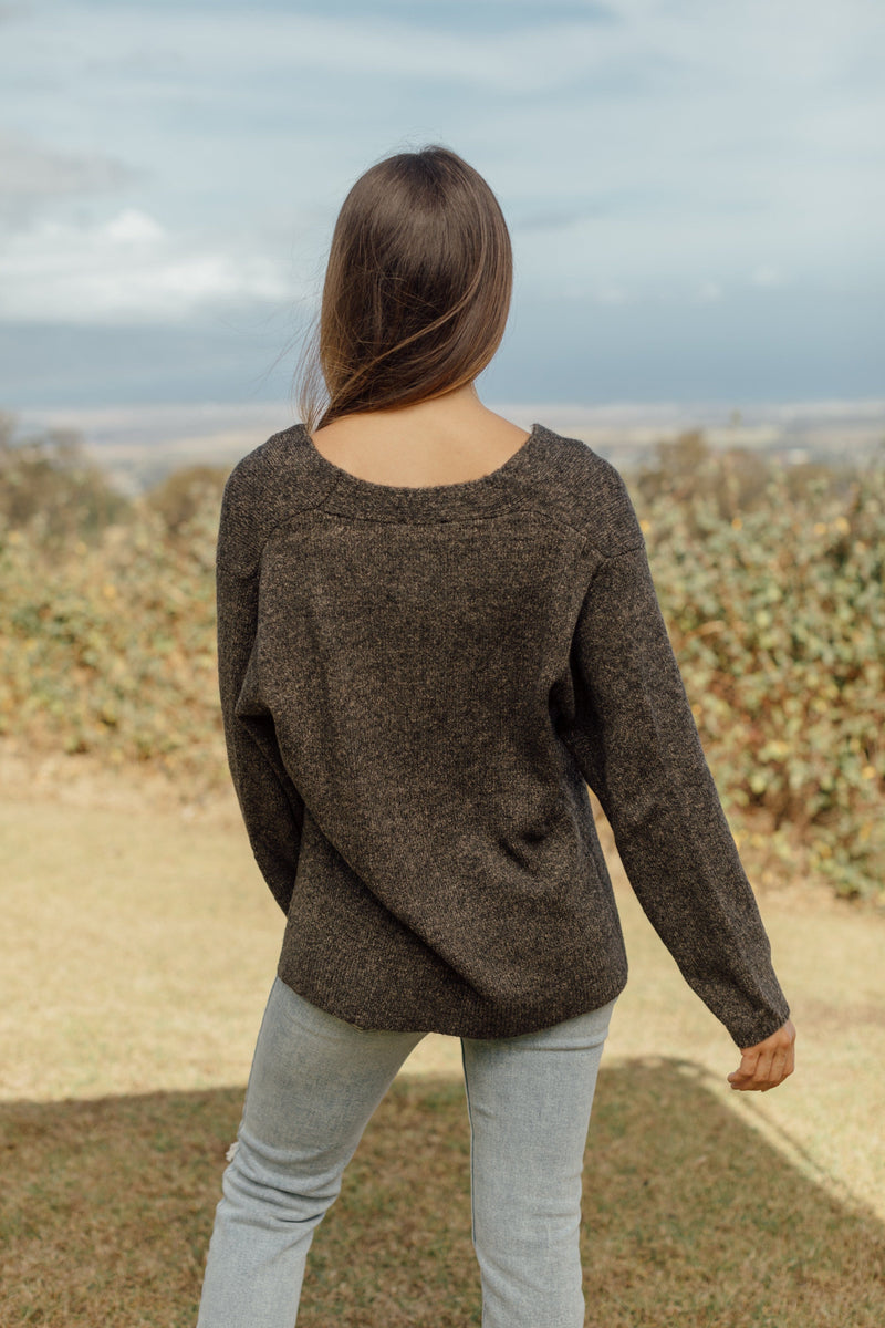Lacey Cardigan - Charcoal