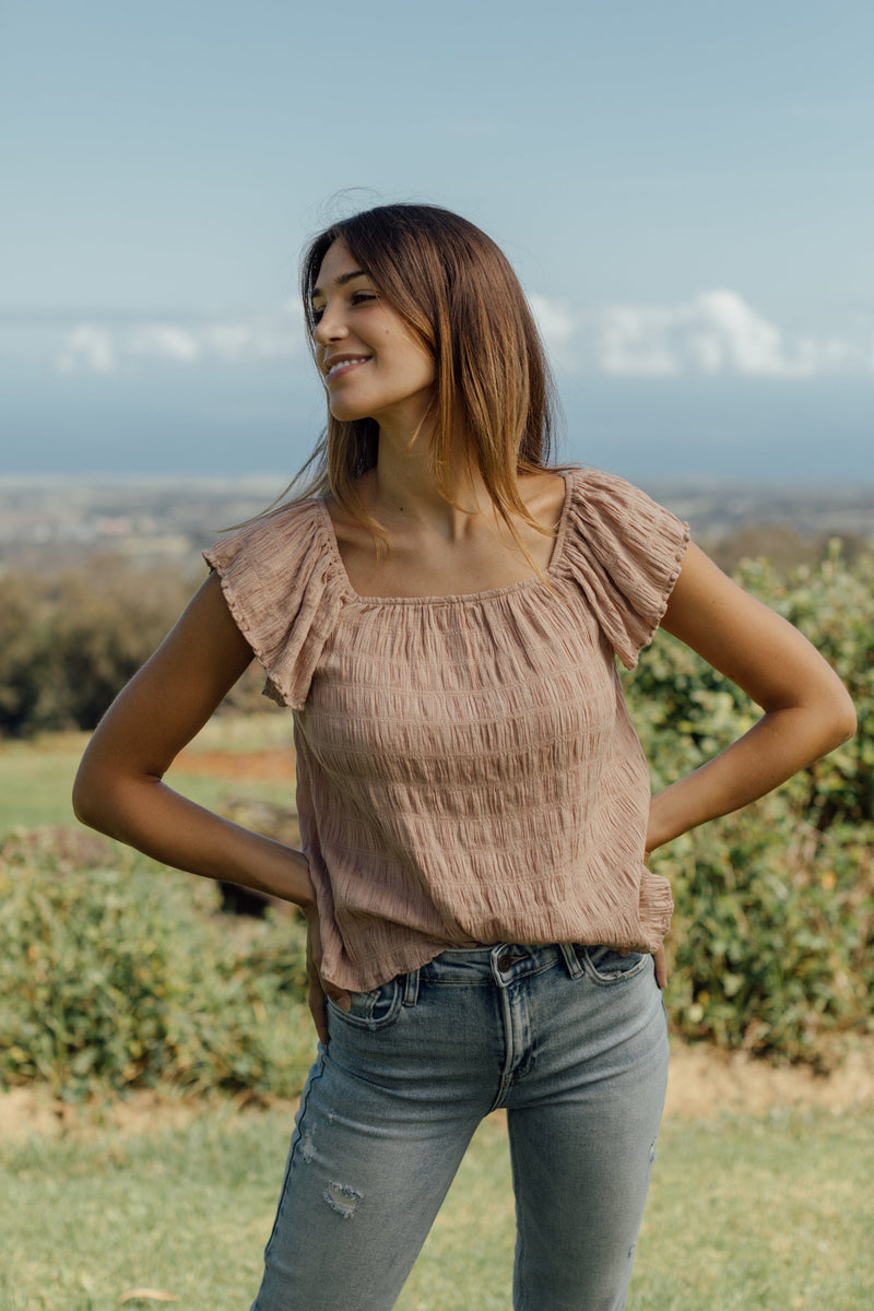 Monetta Blouse - Rose
