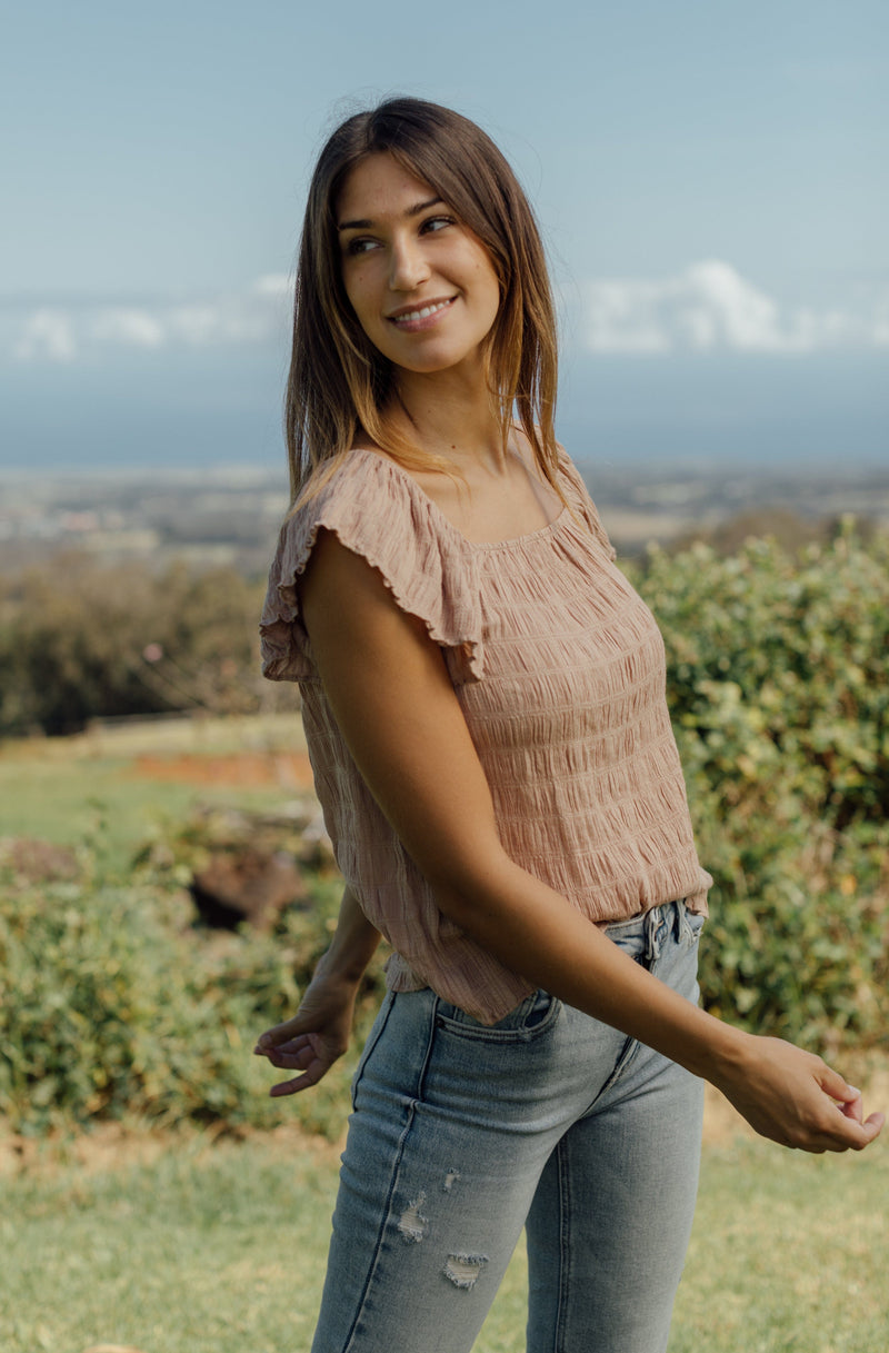 Monetta Blouse - Rose