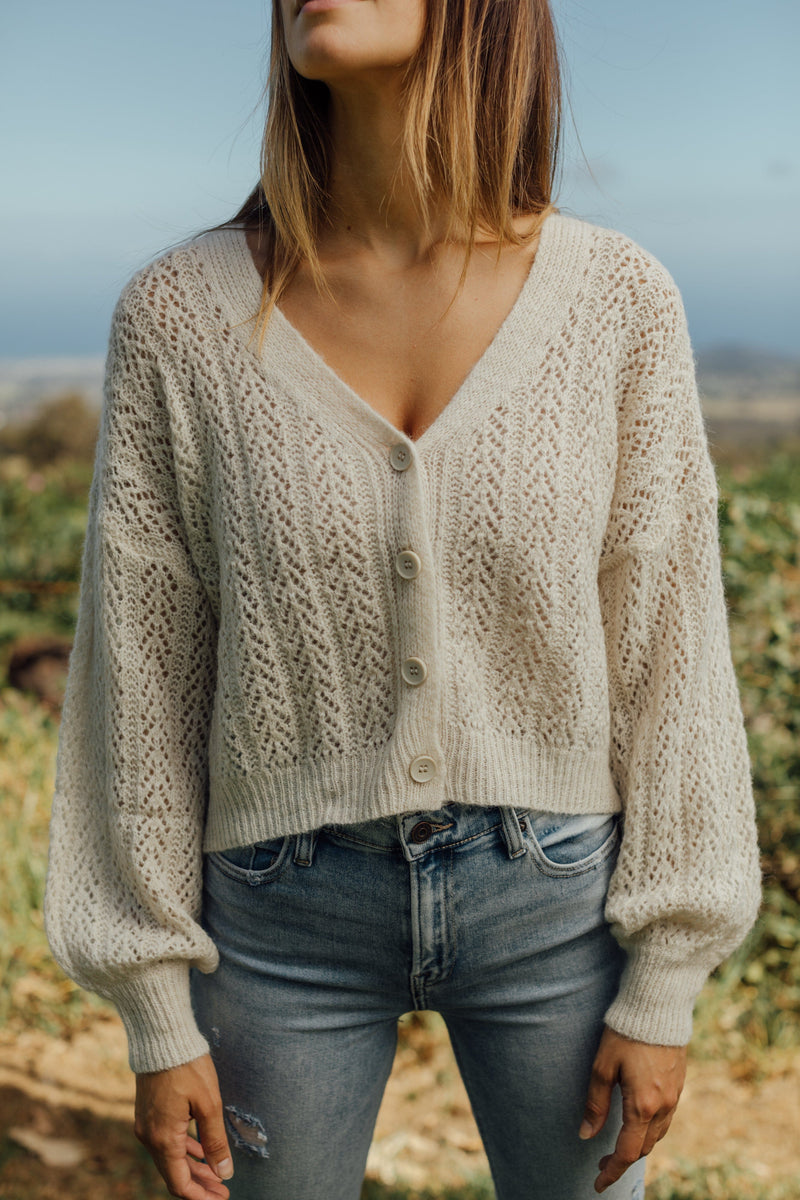 Morgan Cardigan - Cream
