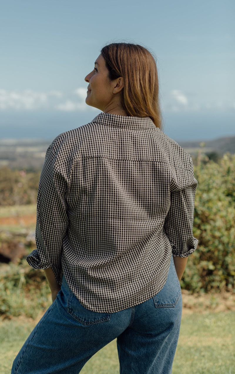 Branson Button Down - Black & White