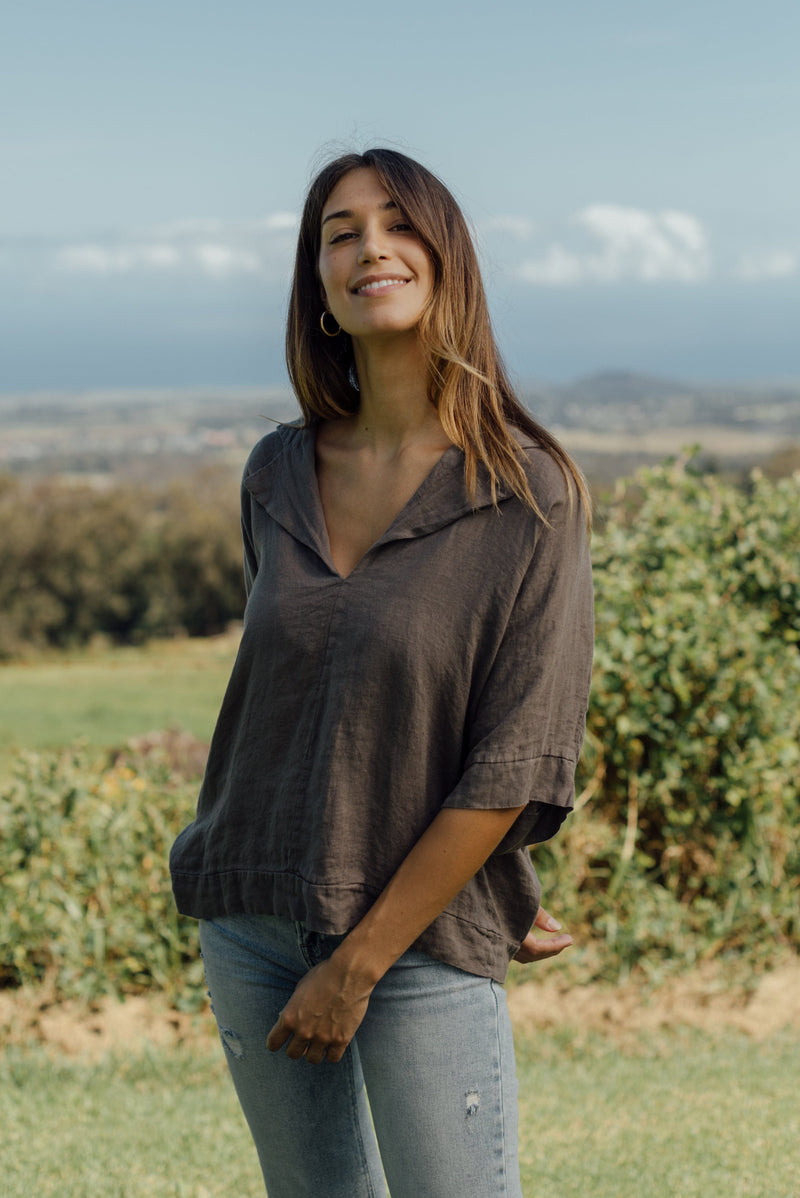 Florence Top - Taupe