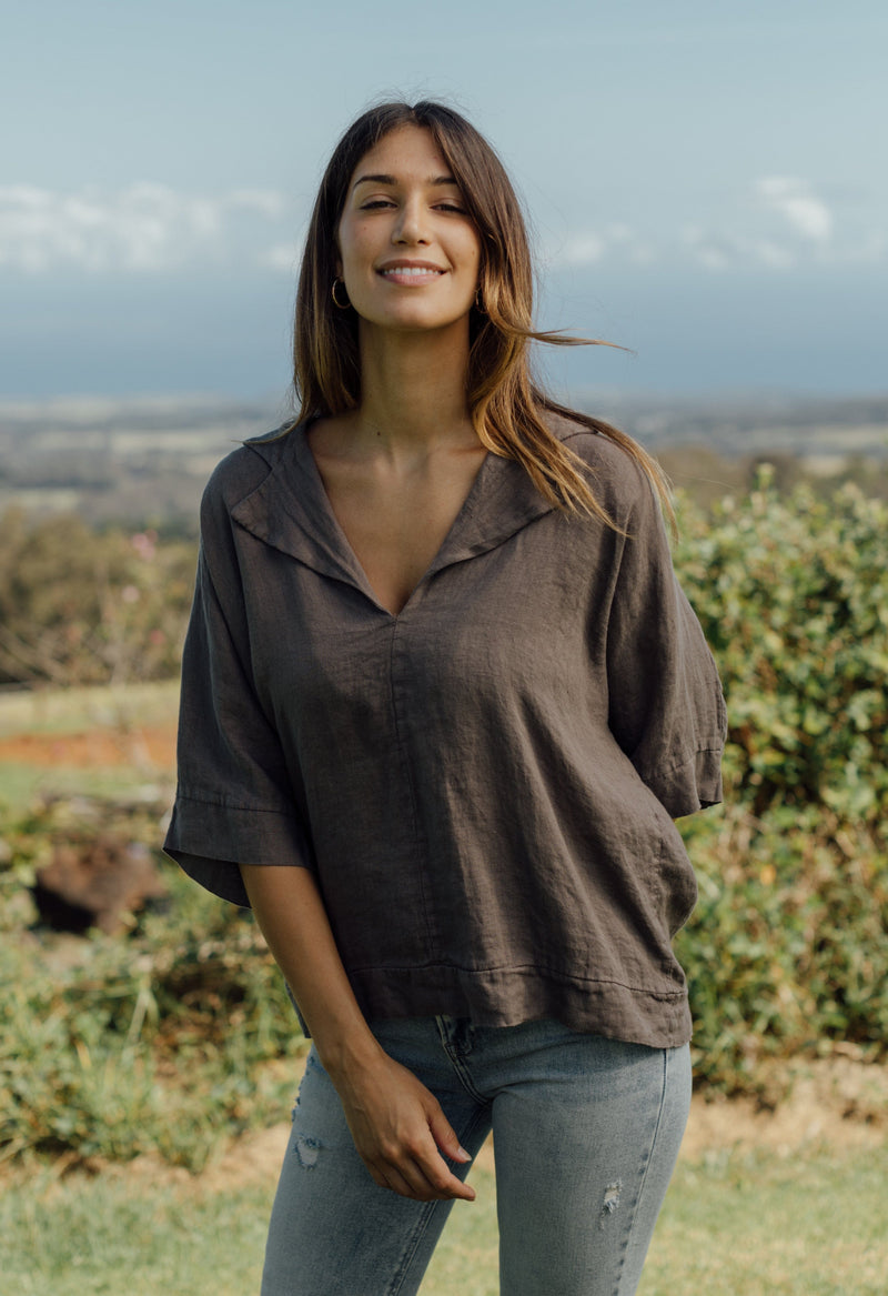 Florence Top - Taupe