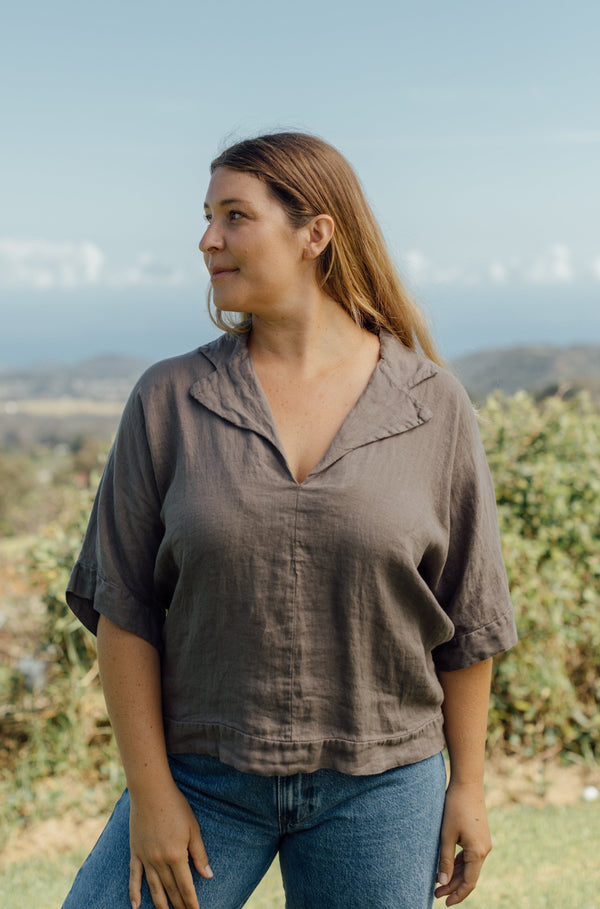 Florence Top - Taupe