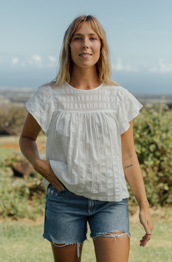 Churchill Blouse - White