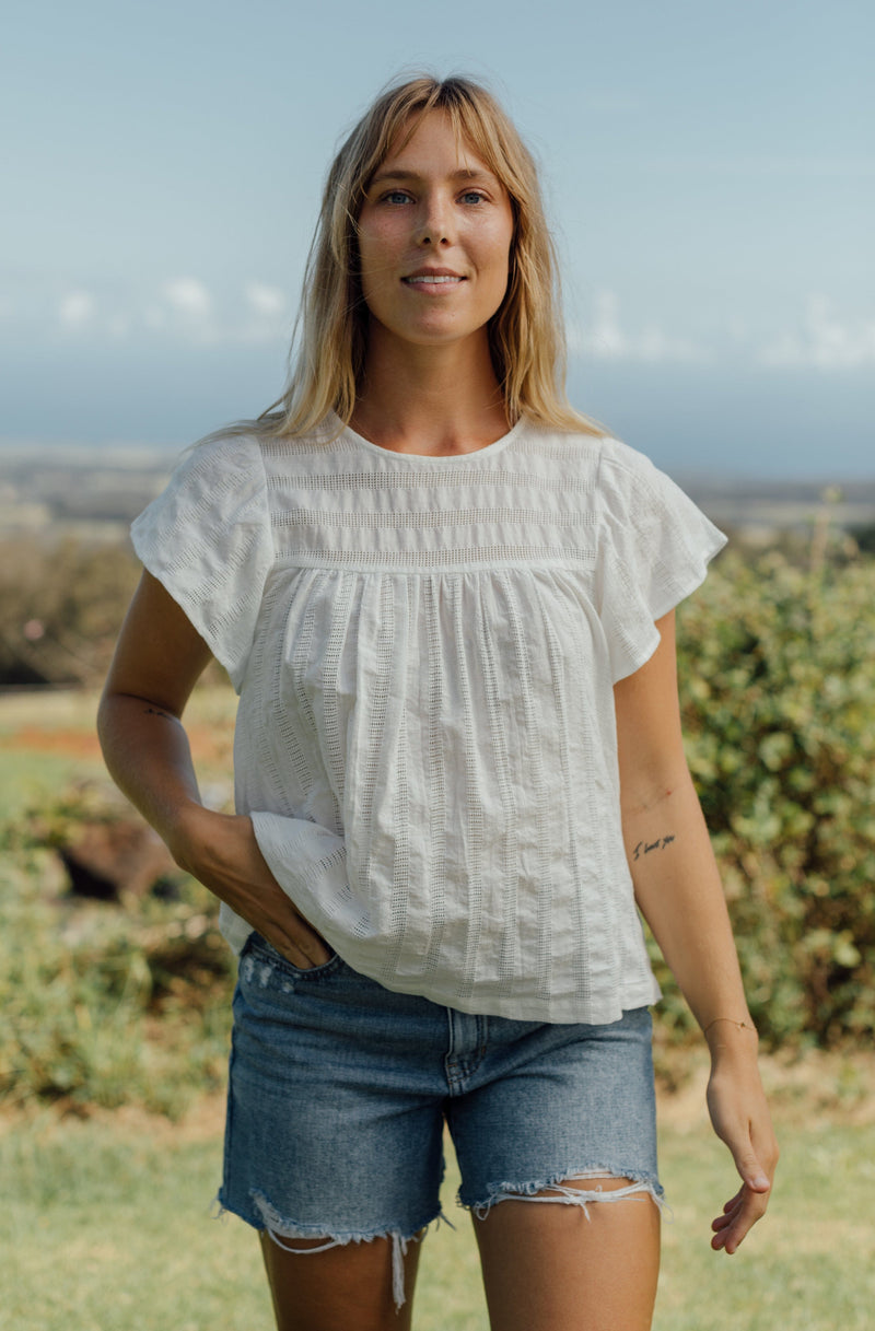 Churchill Blouse - White