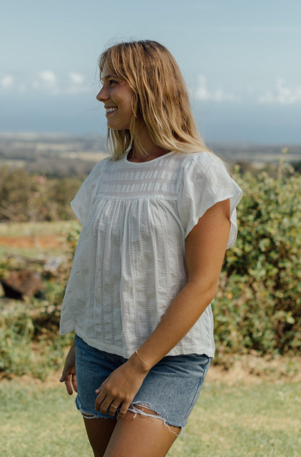 Churchill Blouse - White