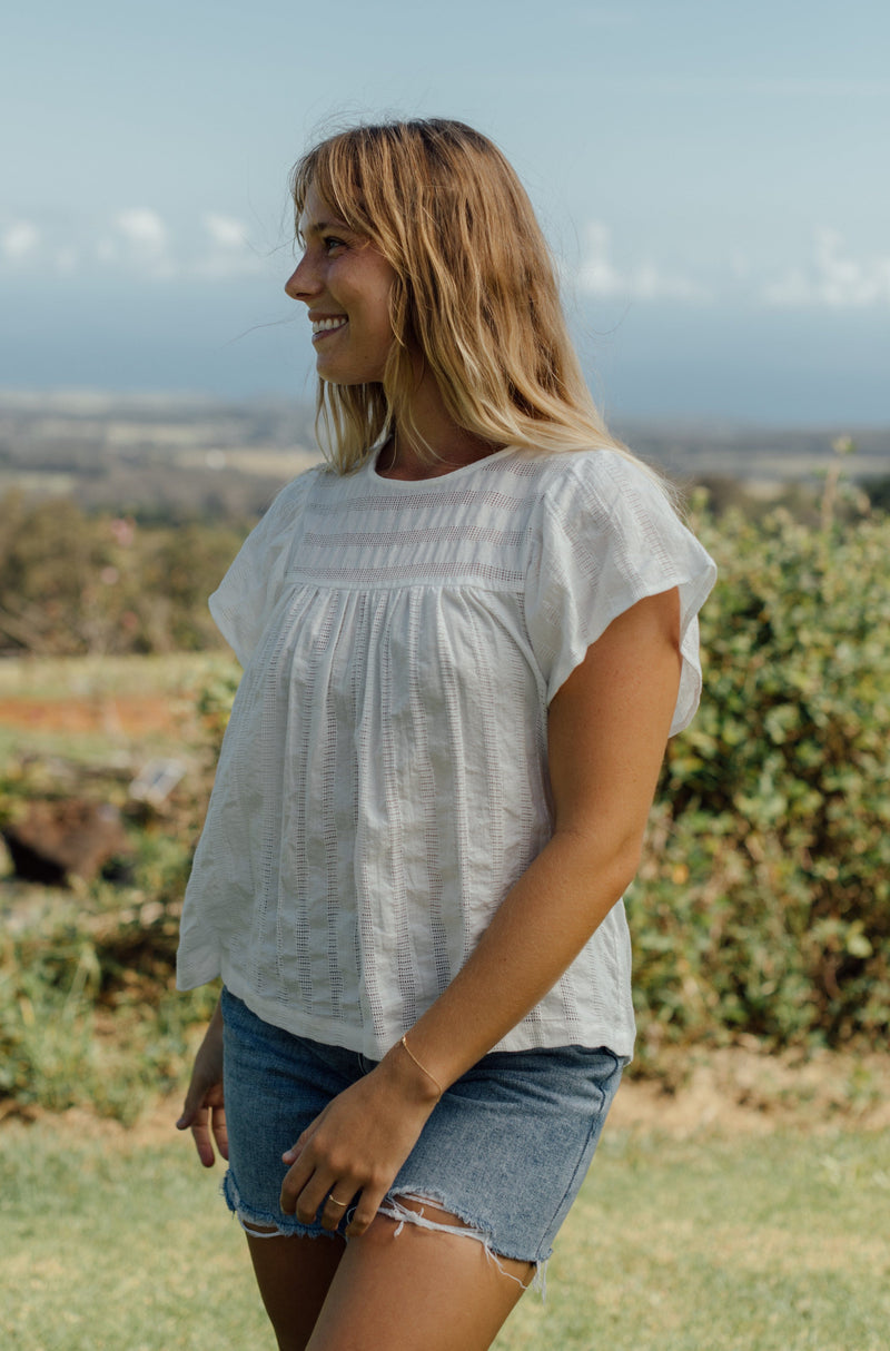 Churchill Blouse - White