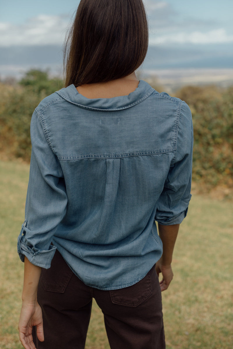 Amsterdam Button Down - Dark Wash
