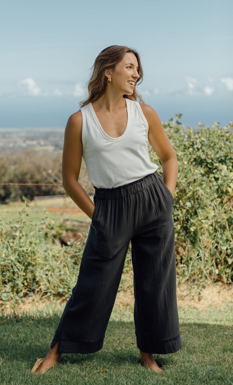Manzanita Pants - Washed Black
