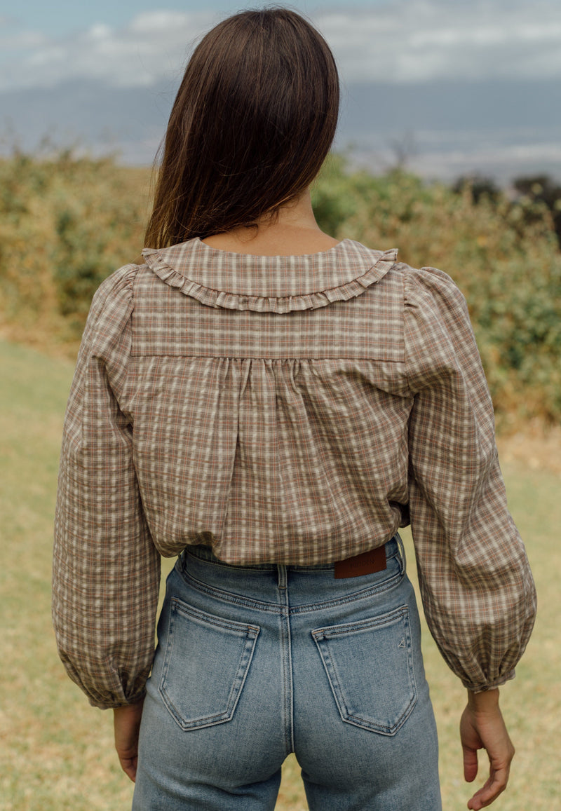 Autumn Springs Blouse - Plaid
