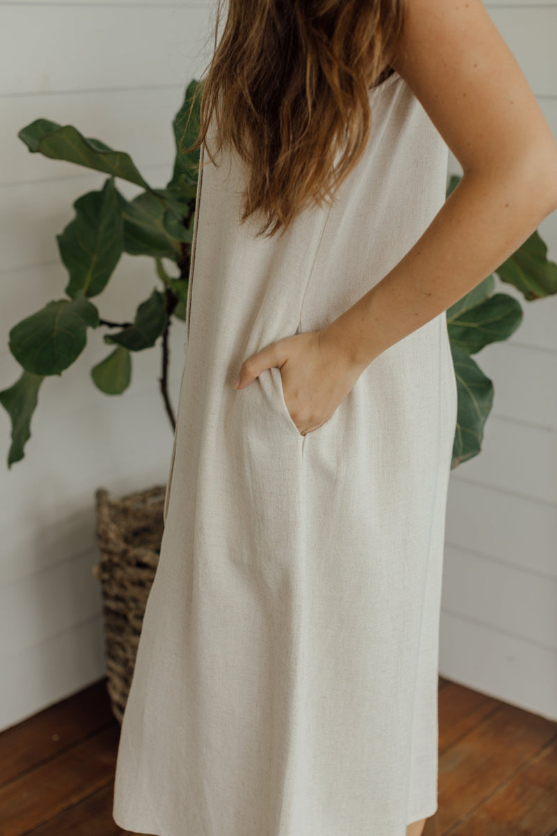 Portland Dress - Greige