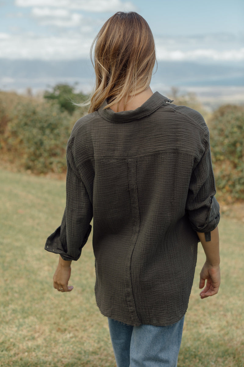 Olympia Button Down