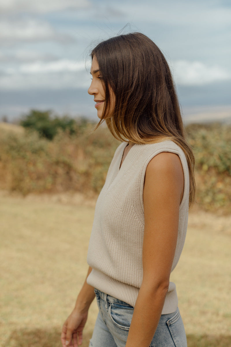Abington Vest - Cream