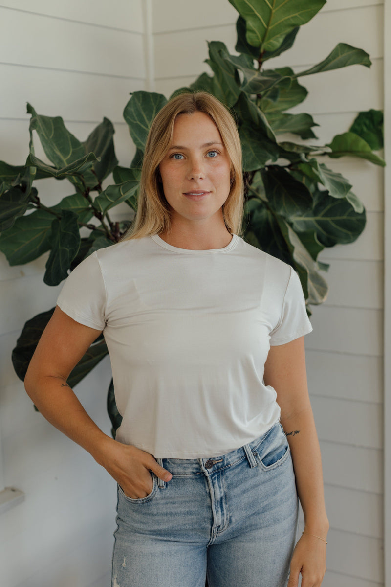 Colby Tee - Cream