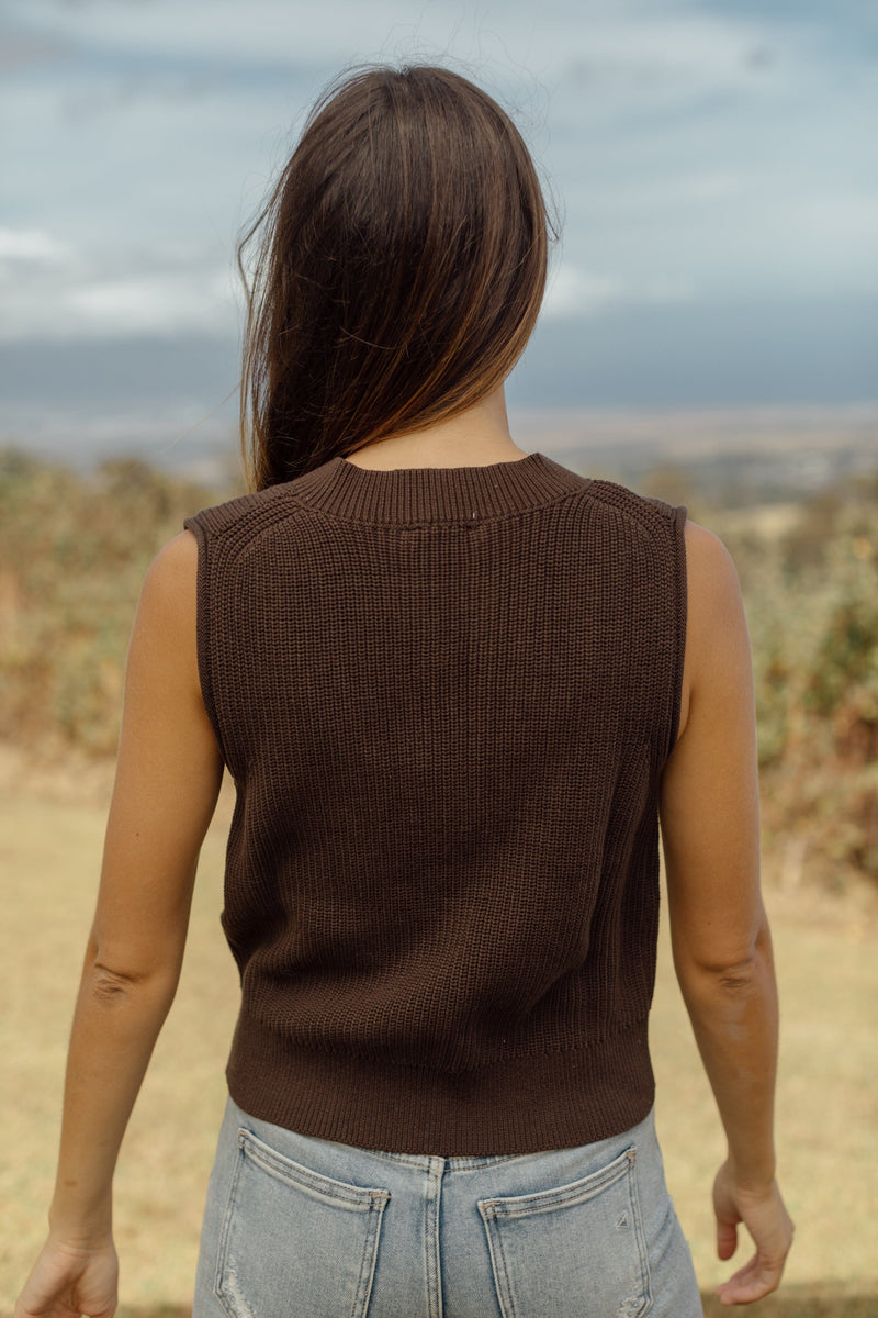 Abington Vest - Brown