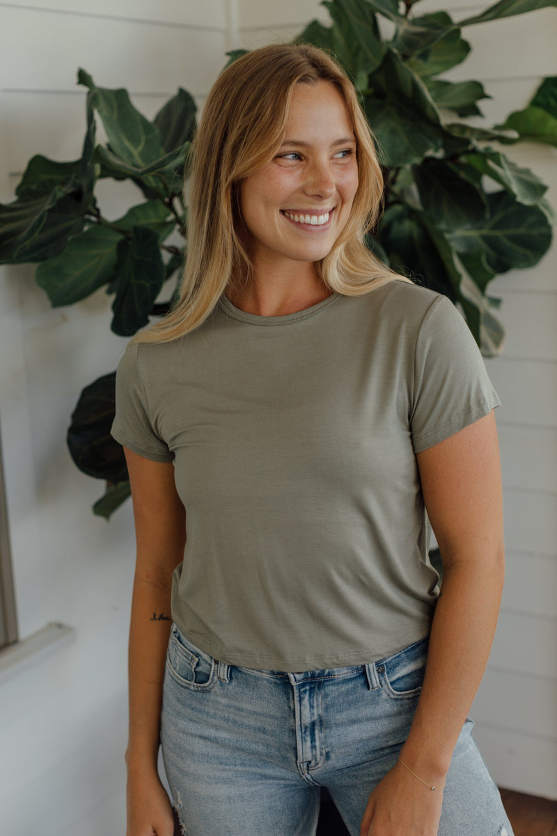 Colby Tee - Olive