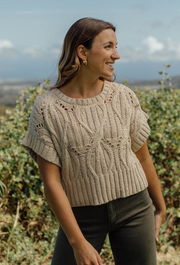 Waverly Top - Taupe