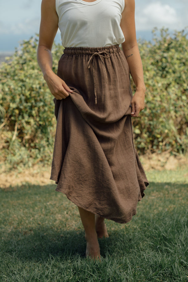 Paris Skirt - Brown