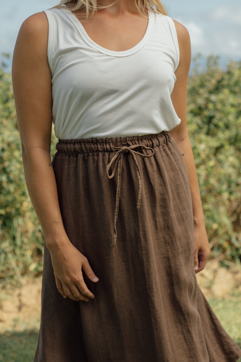 Paris Skirt - Brown
