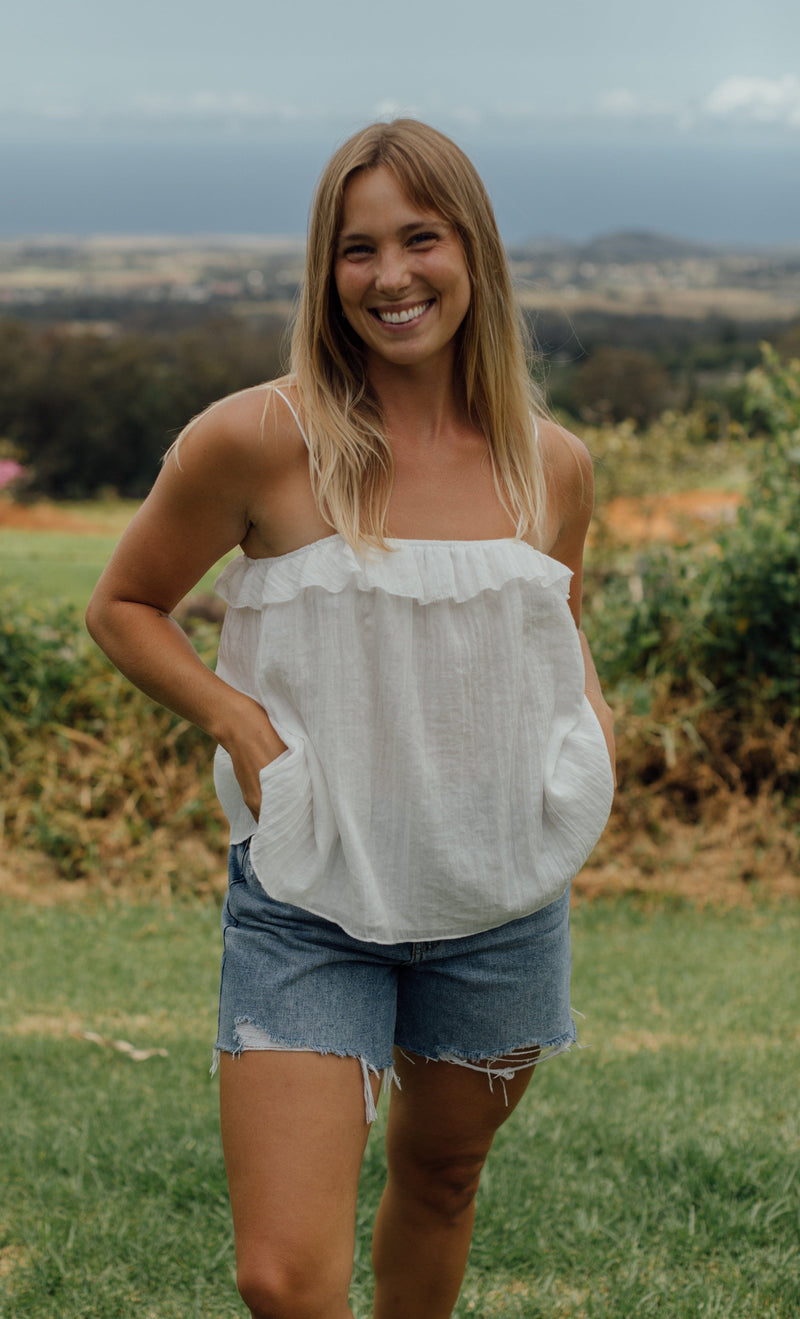 Marbella Blouse - White