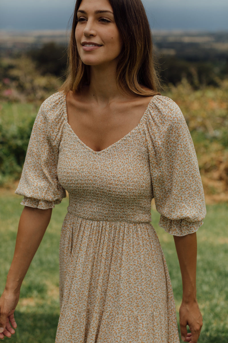 Everett Dress - Clementine Floral