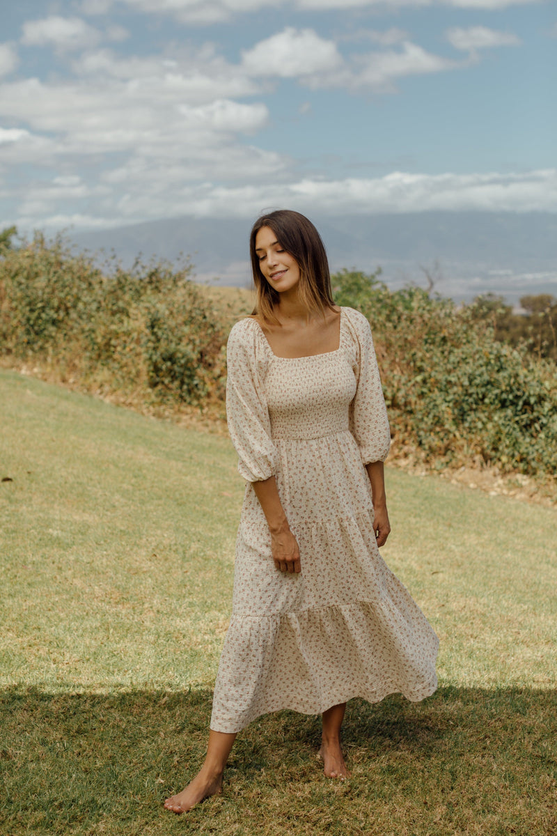 Vermont Dress - Rose Floral
