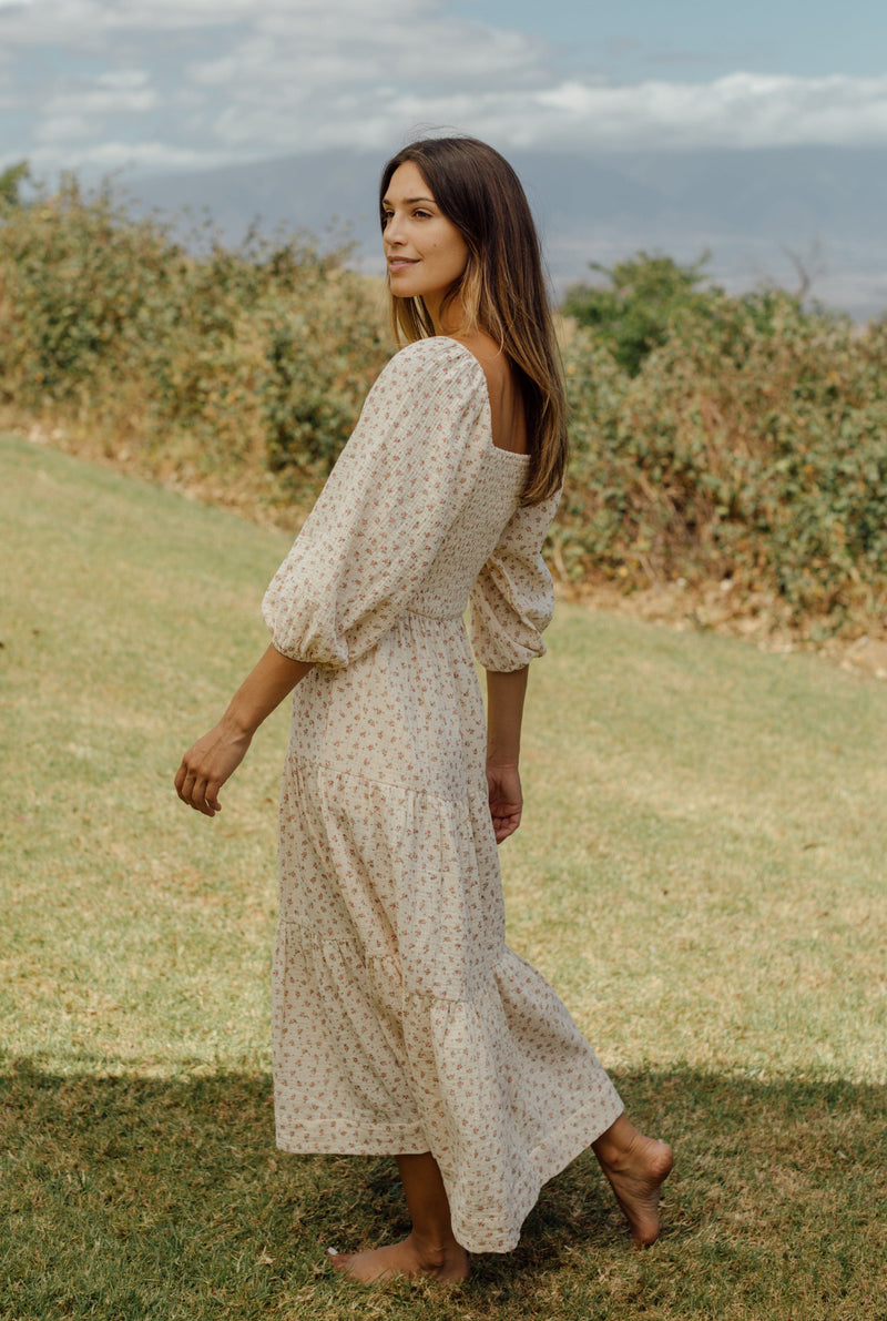 Vermont Dress - Rose Floral