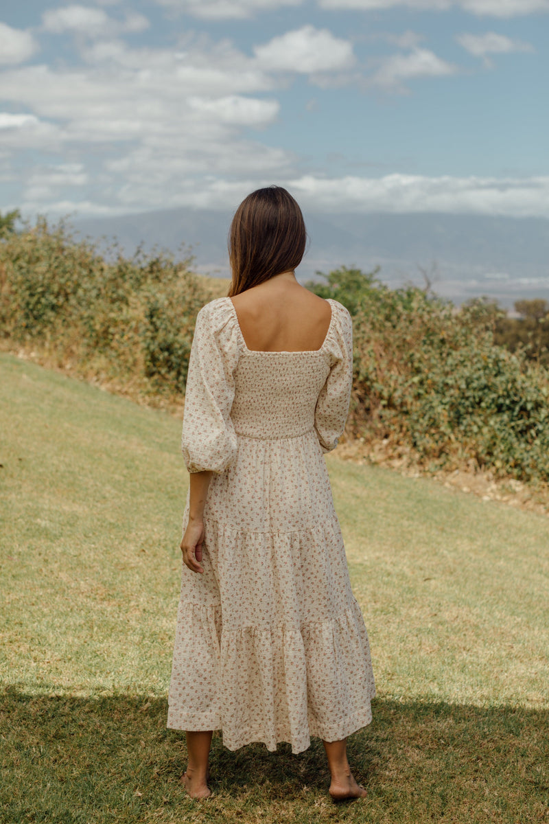 Vermont Dress - Rose Floral