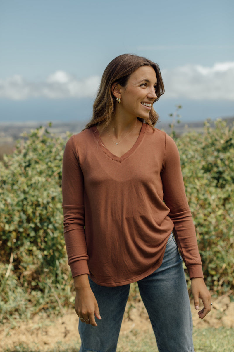 Savannah Top - Rust