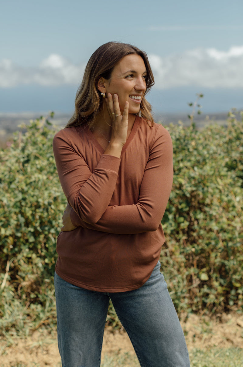 Savannah Top - Rust