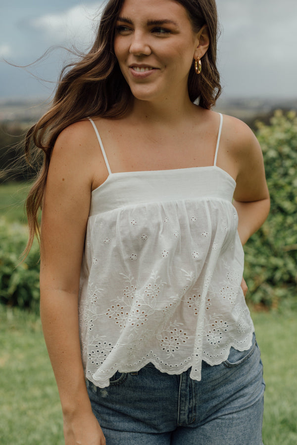 Venosa Top - White