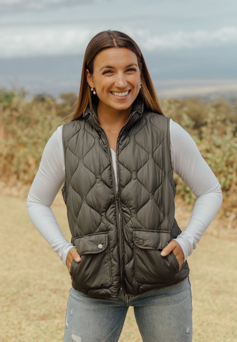 Switzerland Vest - Olive