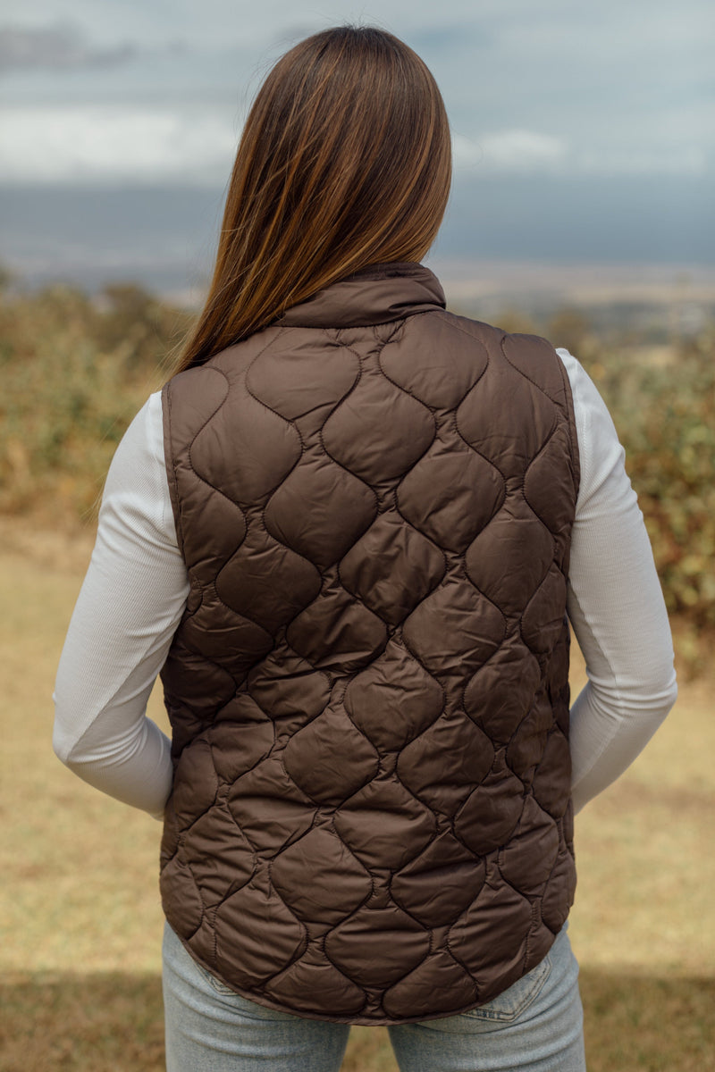 Switzerland Vest - Dark Chocolate