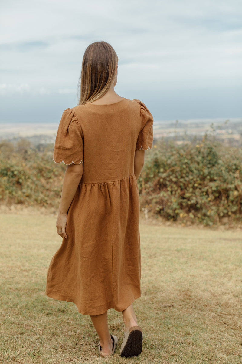 Dakota Dress - Hazelnut