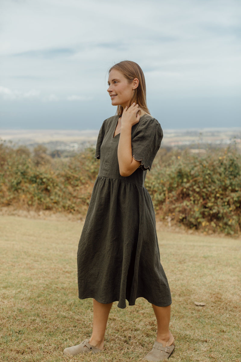 Dakota Dress - Olive