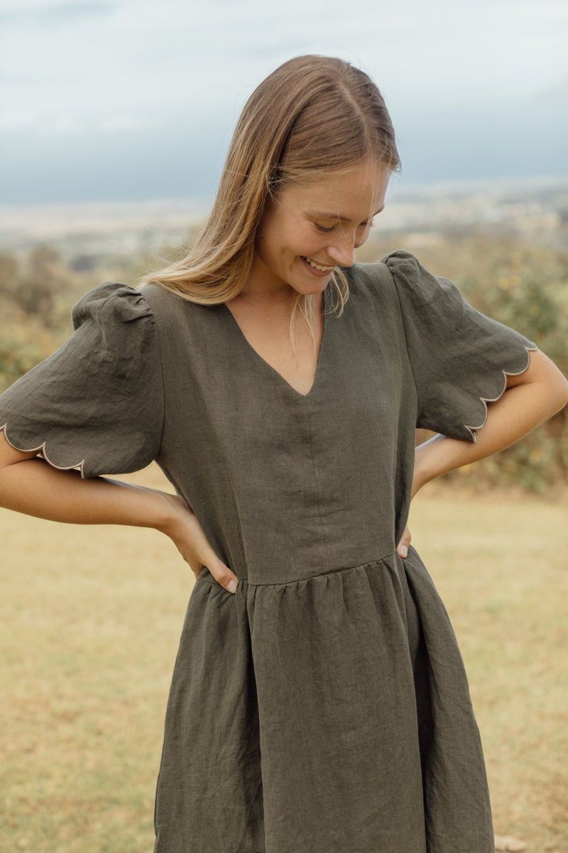 Dakota Dress - Olive