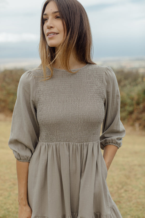 Waterford Dress - Light Sage