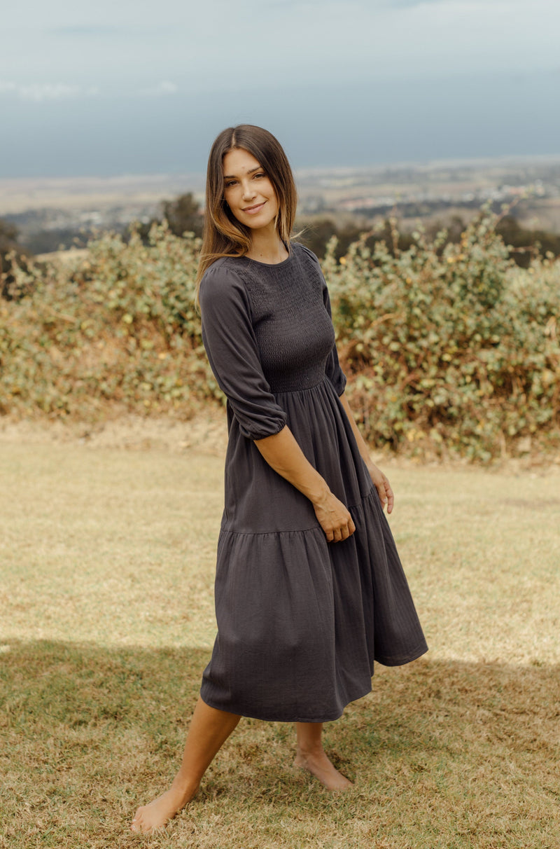 Waterford Dress - Navy