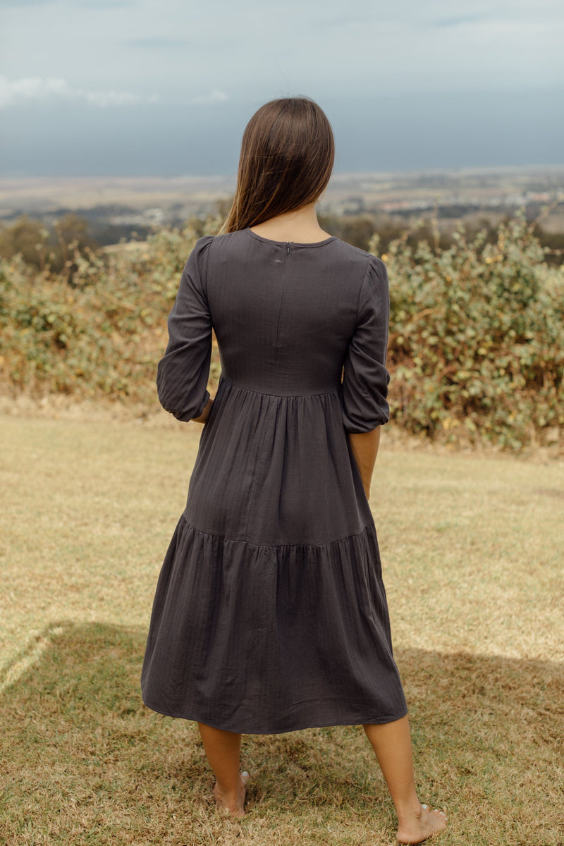 Waterford Dress - Navy
