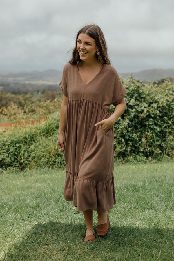 Waitsfield Dress - Brown