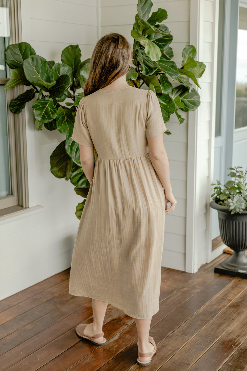 Fall River Dress - Beige