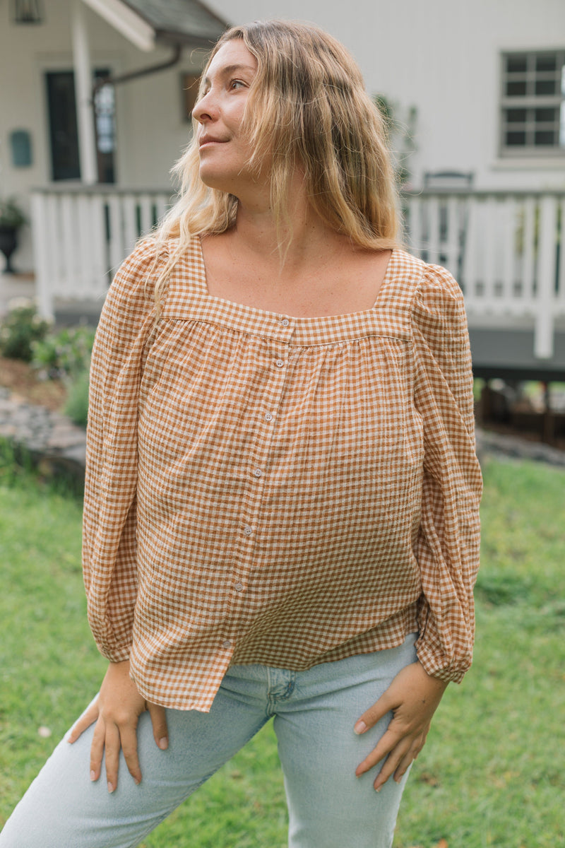 Chesapeake Blouse - Gingham